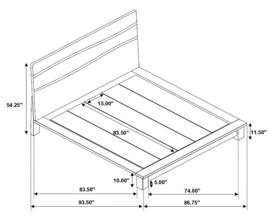 Genevieve King Bed 207491KE