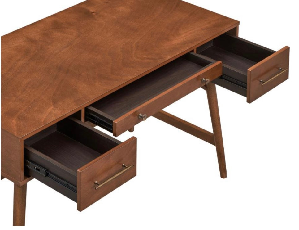 Mugga 3-drawer Writing Desk Walnut 800744