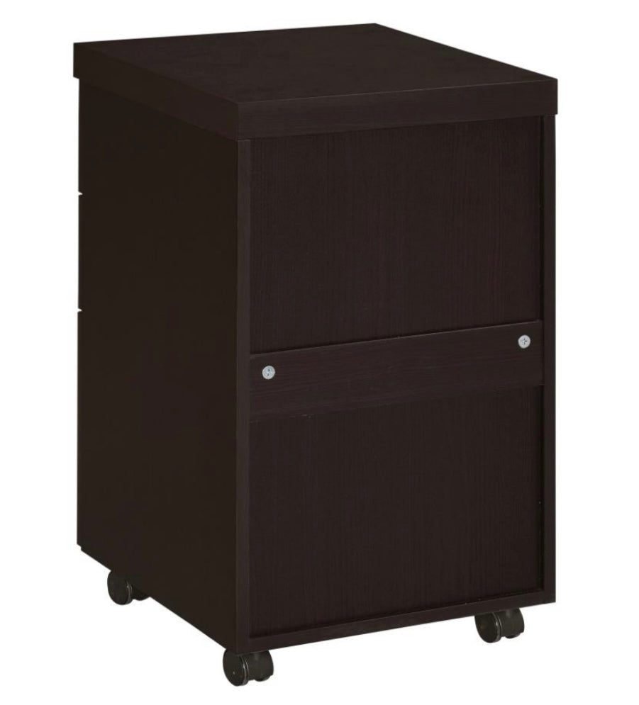 Skeena 3-piece Home Office Set Cappuccino 800901-S3