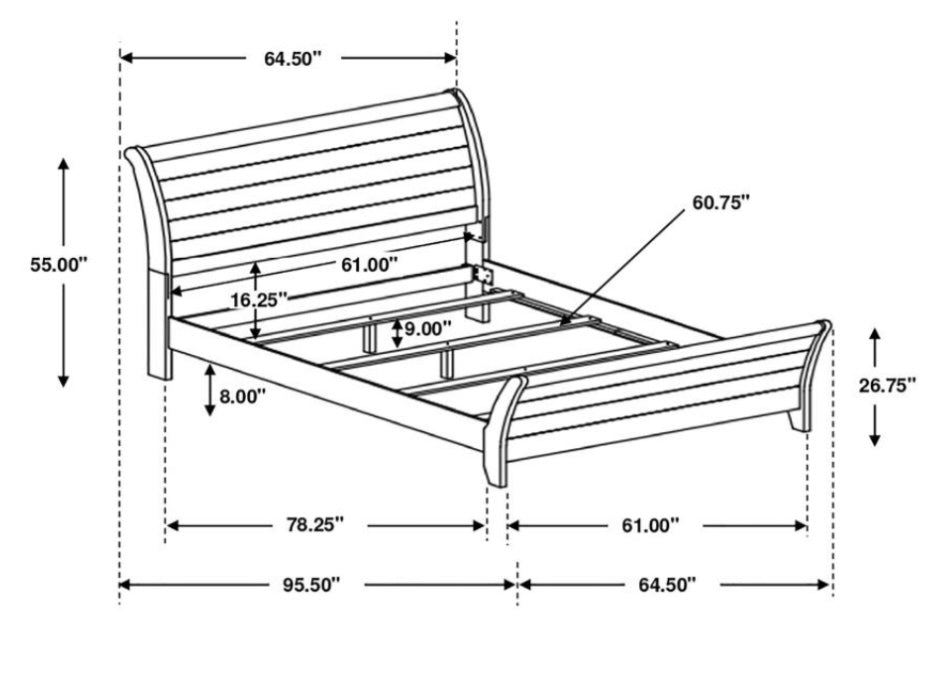 Frederick Queen Bed 222961Q