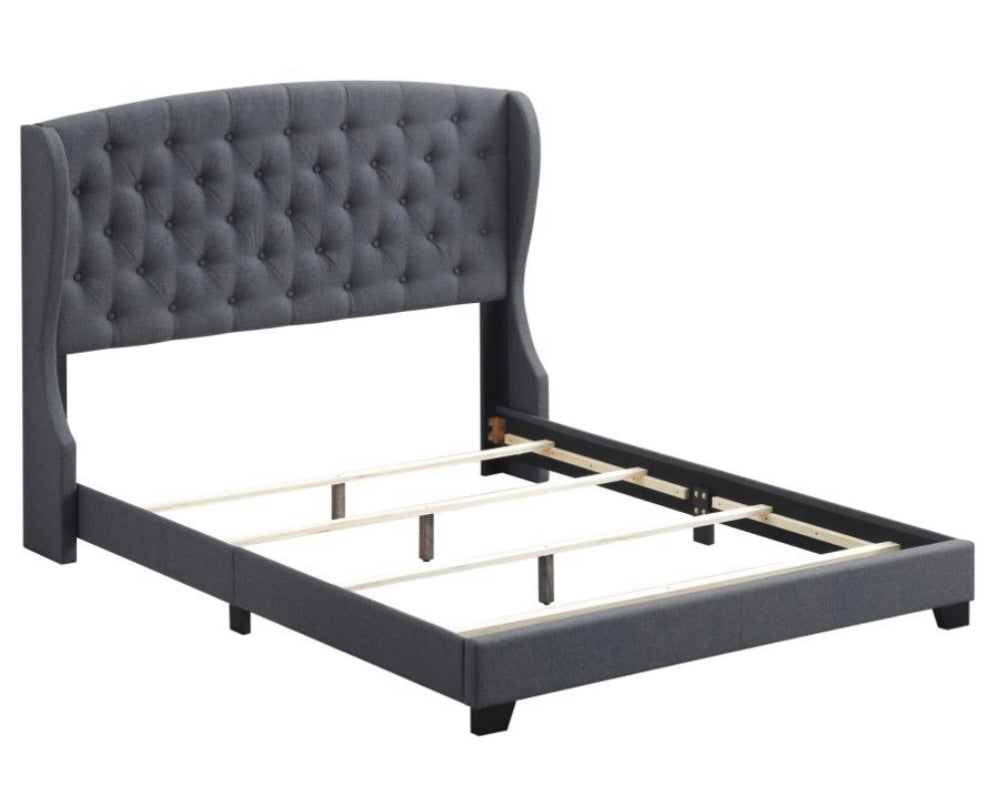 Krome Upholstered King Bed 305972KE