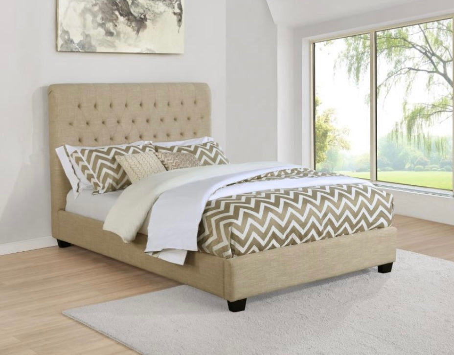 Chloe Upholstered King Bed 300007KE