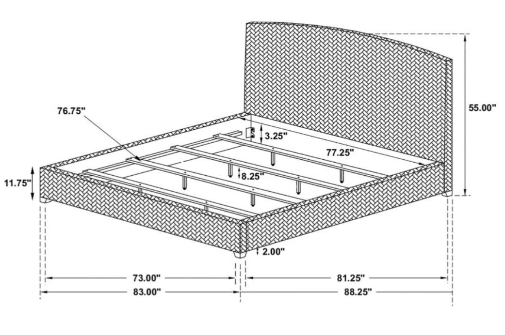 Laughton King Bed 300501KE