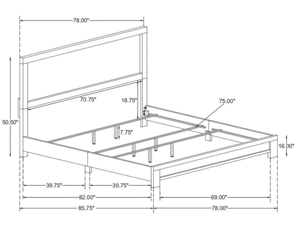 Sidney King Bed 223141KE