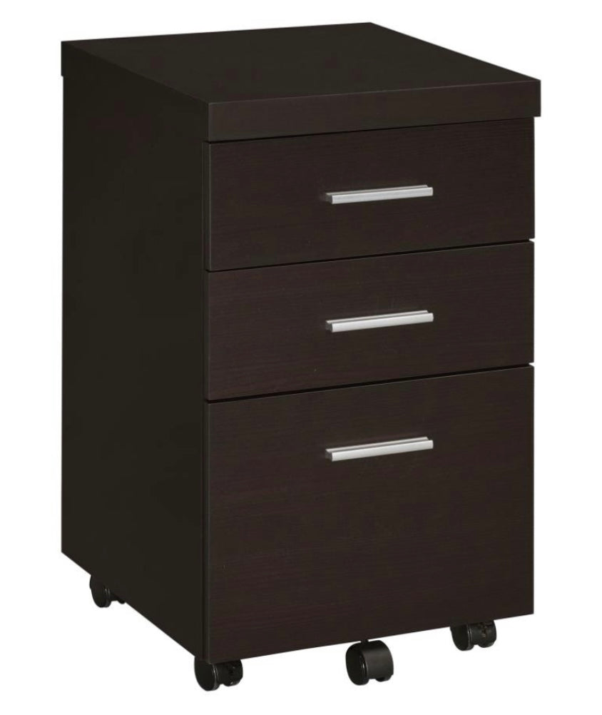 Skeena 3-piece Home Office Set Cappuccino 800901-S3