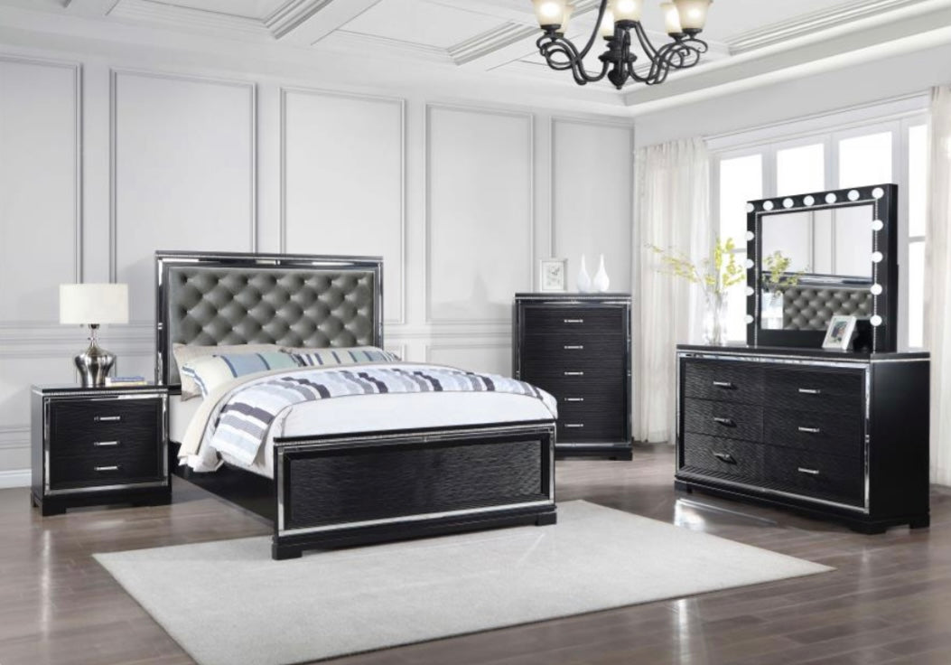 Eleanor Upholstered Tufted Queen Bed 223361Q