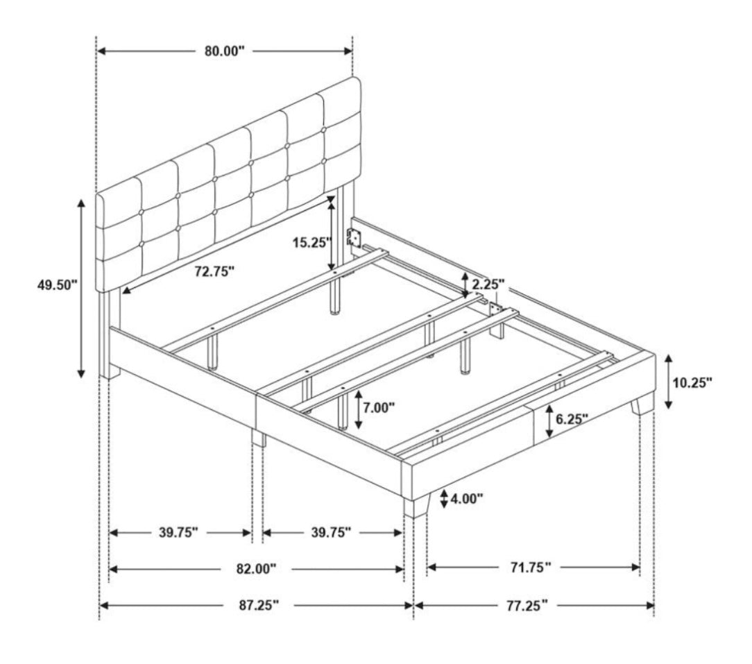 Mapes King Bed 305747KE