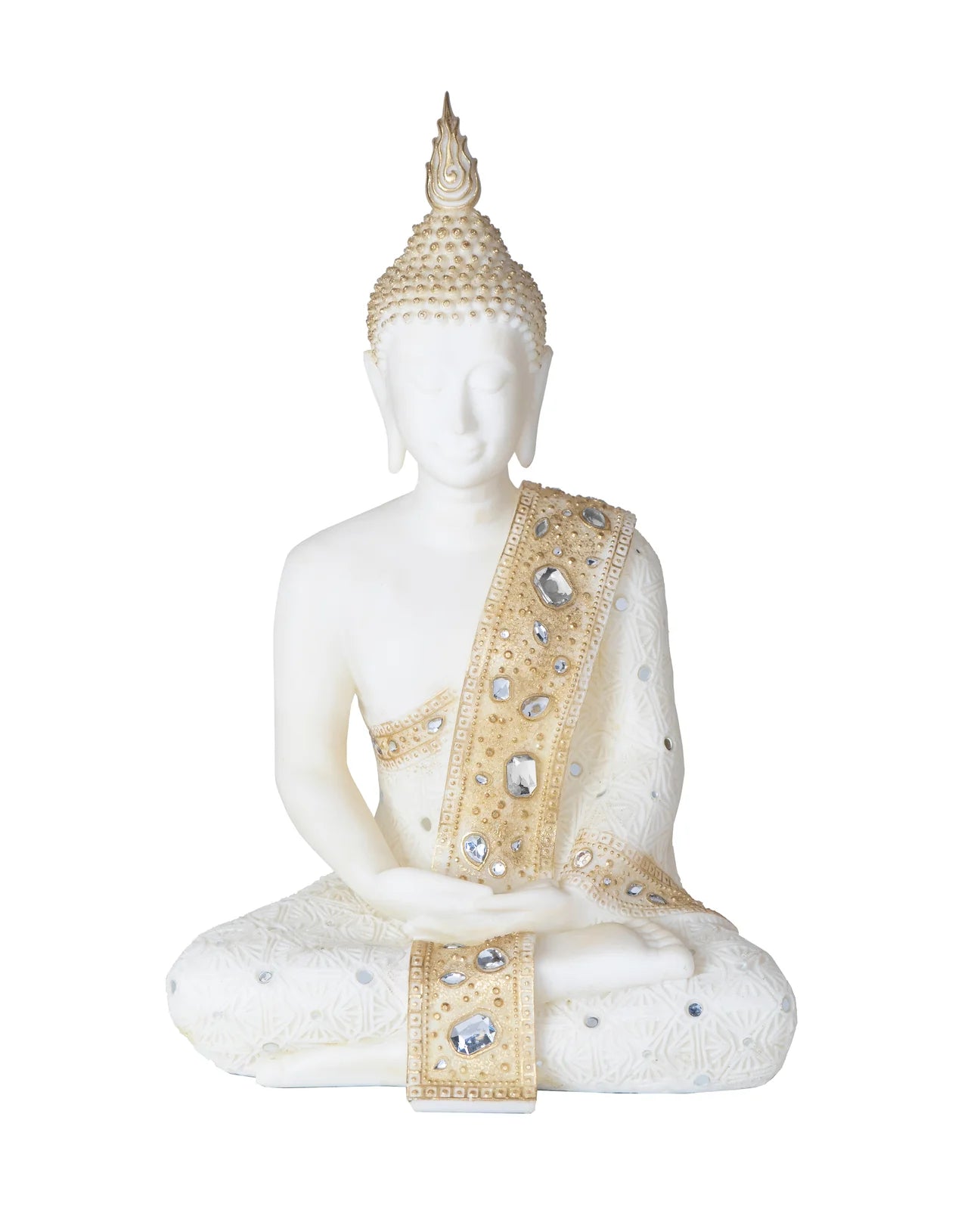 White/Gold Sitting Buddha SH9448401A