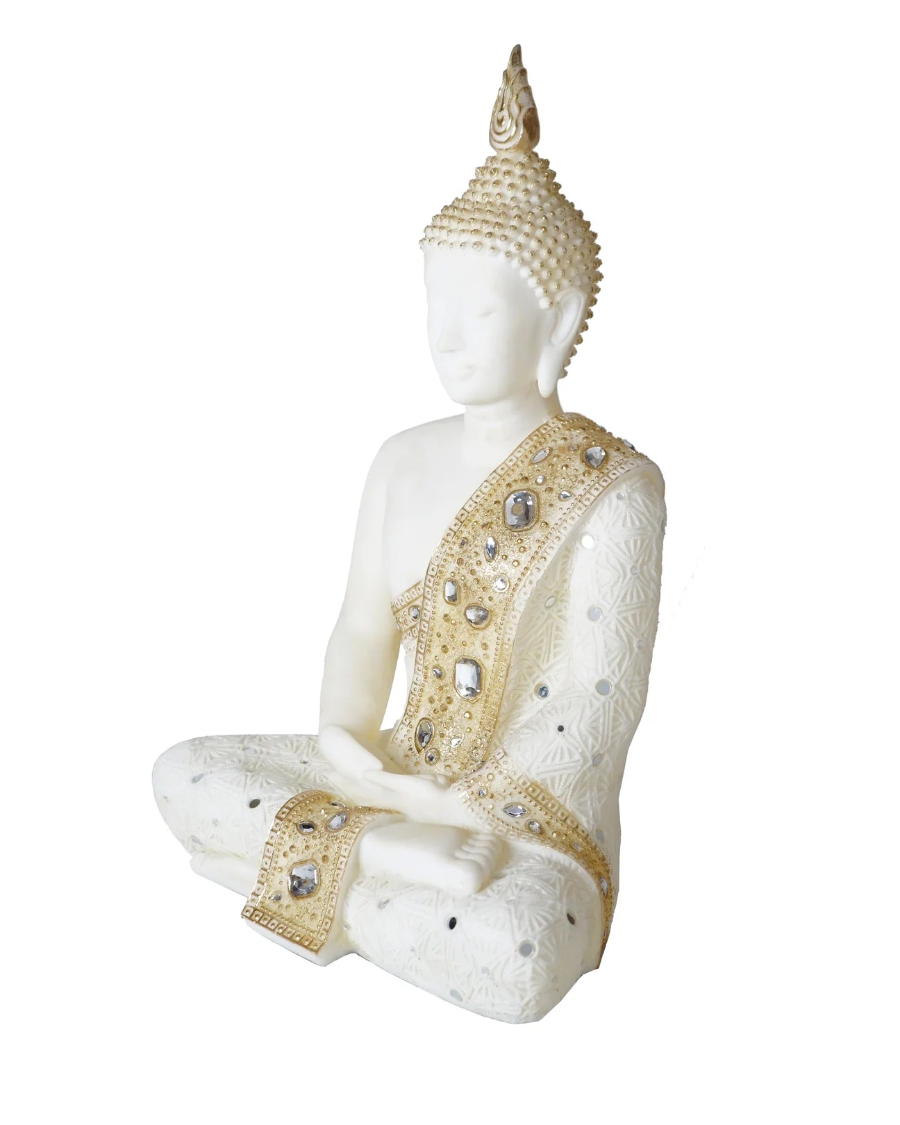 White/Gold Sitting Buddha SH9448401A