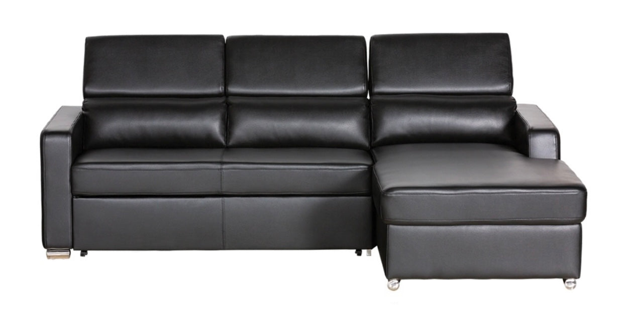 Kahlil Sectional Black Right