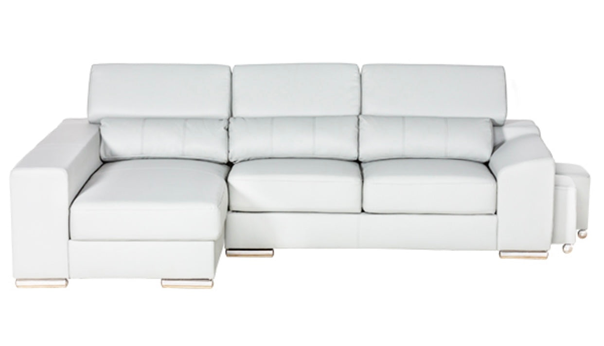 London Sectional White Left
