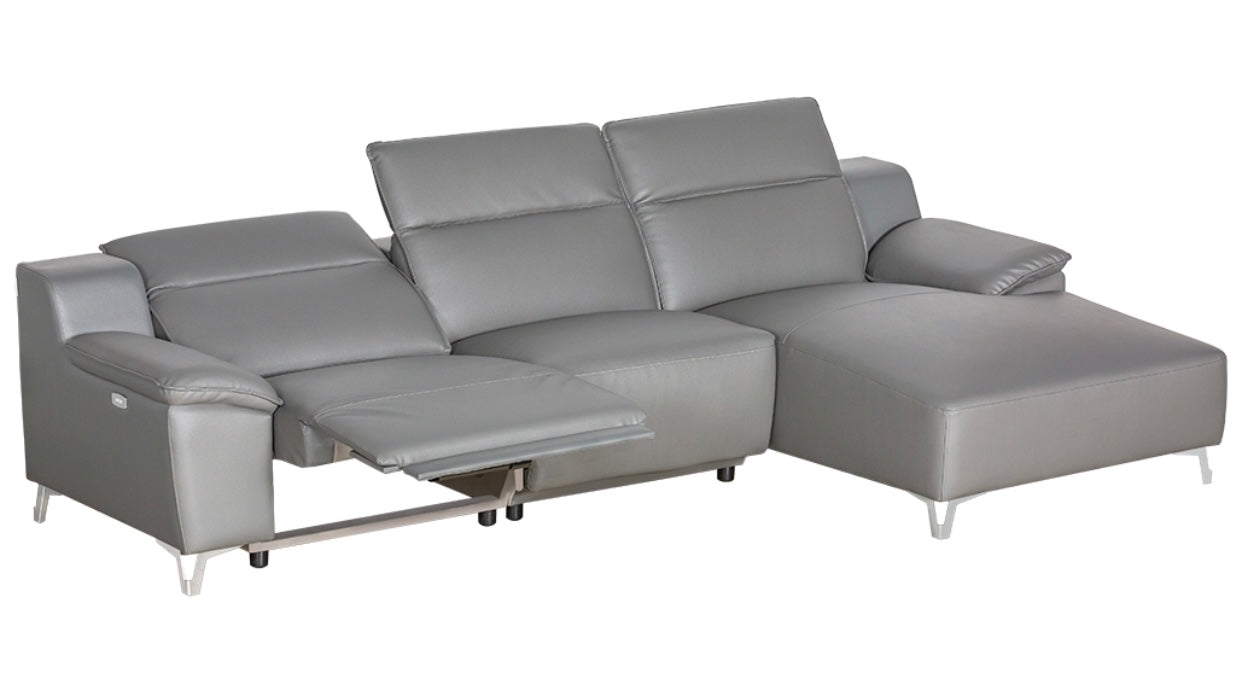 Melanie Sectional Grey Right