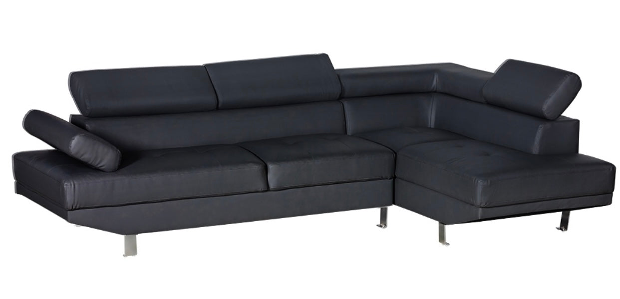 Mykonos Sectional Black Right