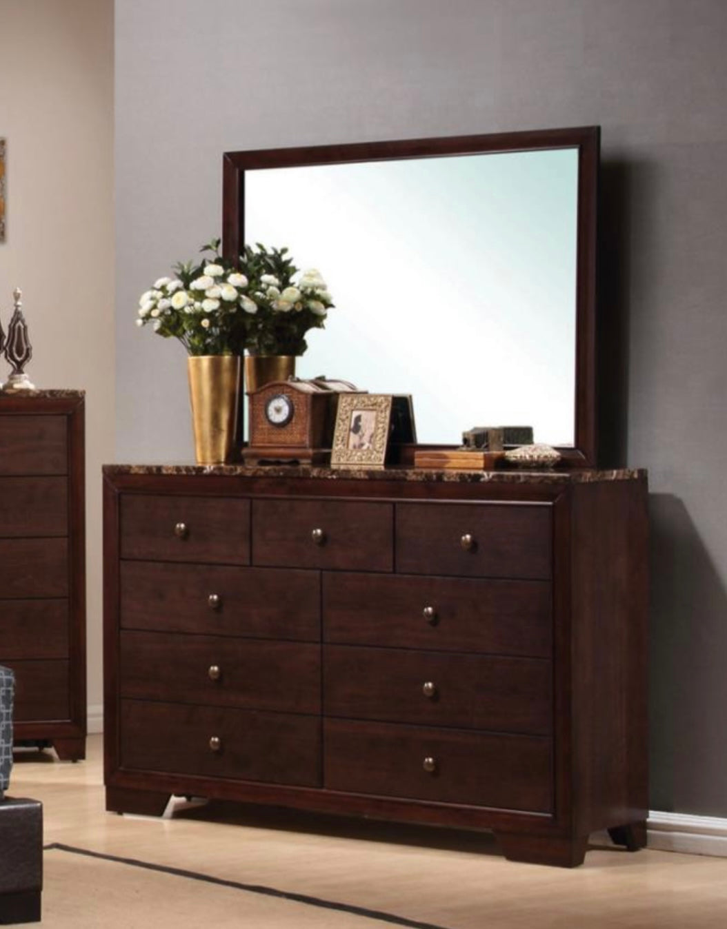 4 PCS Conner King Bedroom Set 300261KE-S4