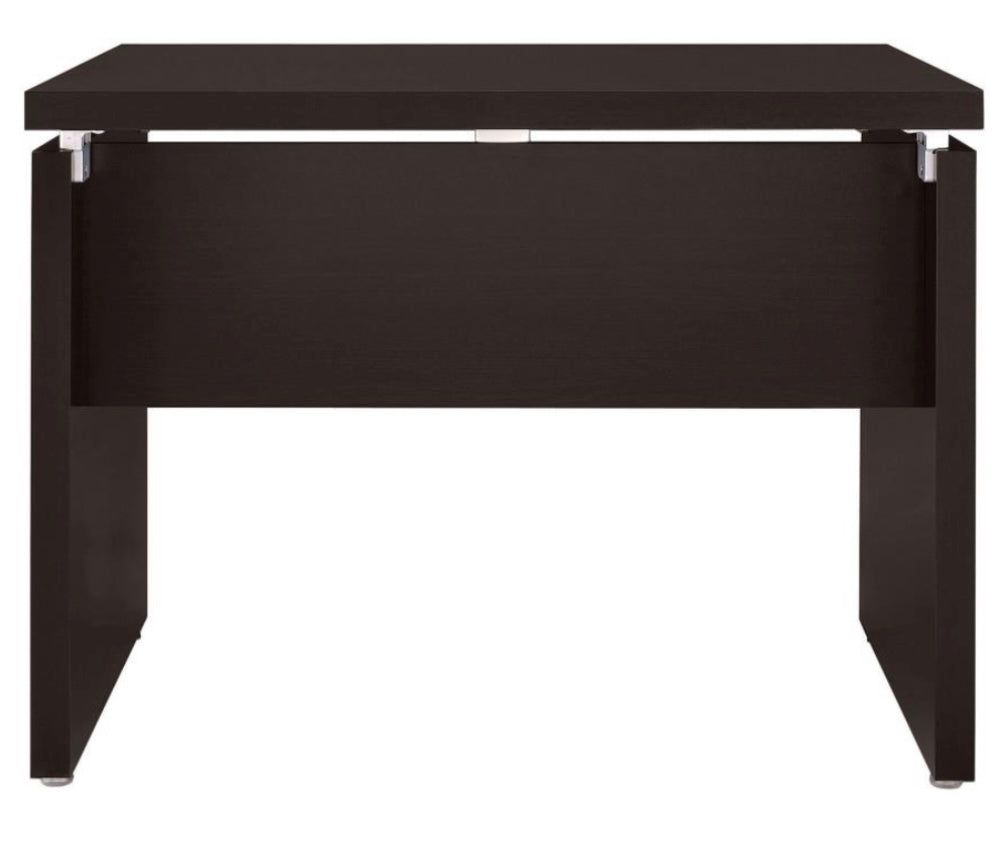 Skylar Home Office Set L-Shape Desk with File Cabinet Cappuccino 800891-S4