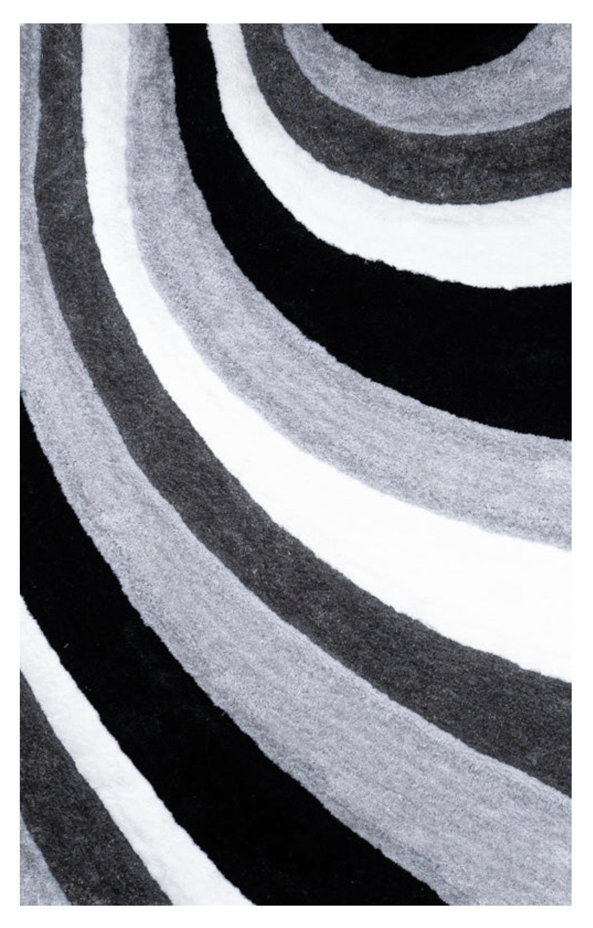 Black Diagonal Area Rug SH1217BLACK