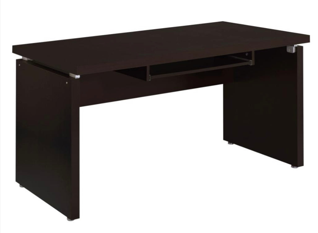 Skylar Home Office Set L-Shape Desk with File Cabinet Cappuccino 800891-S4