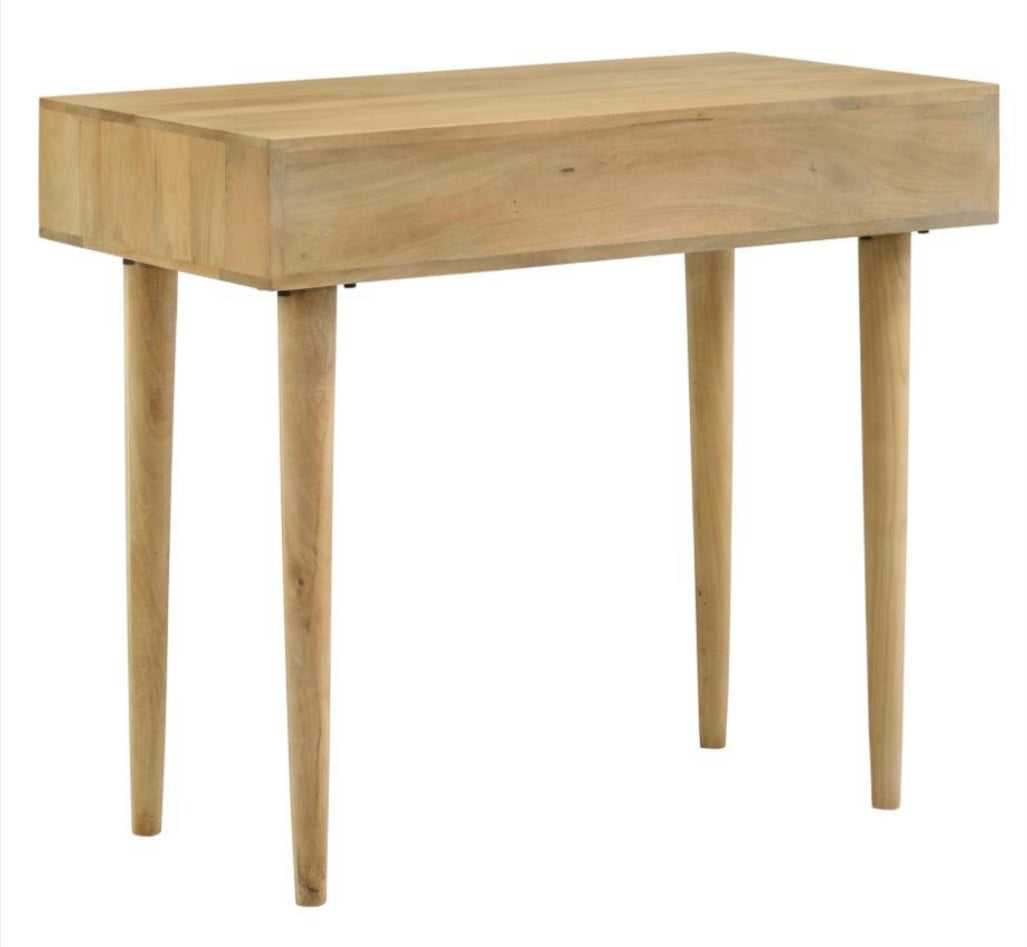 Zamora Rectangular 2-drawer Accent Writing Desk Natural 959575