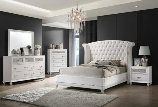 4 PCS Barzini Queen Bedroom Set 300843Q-S4