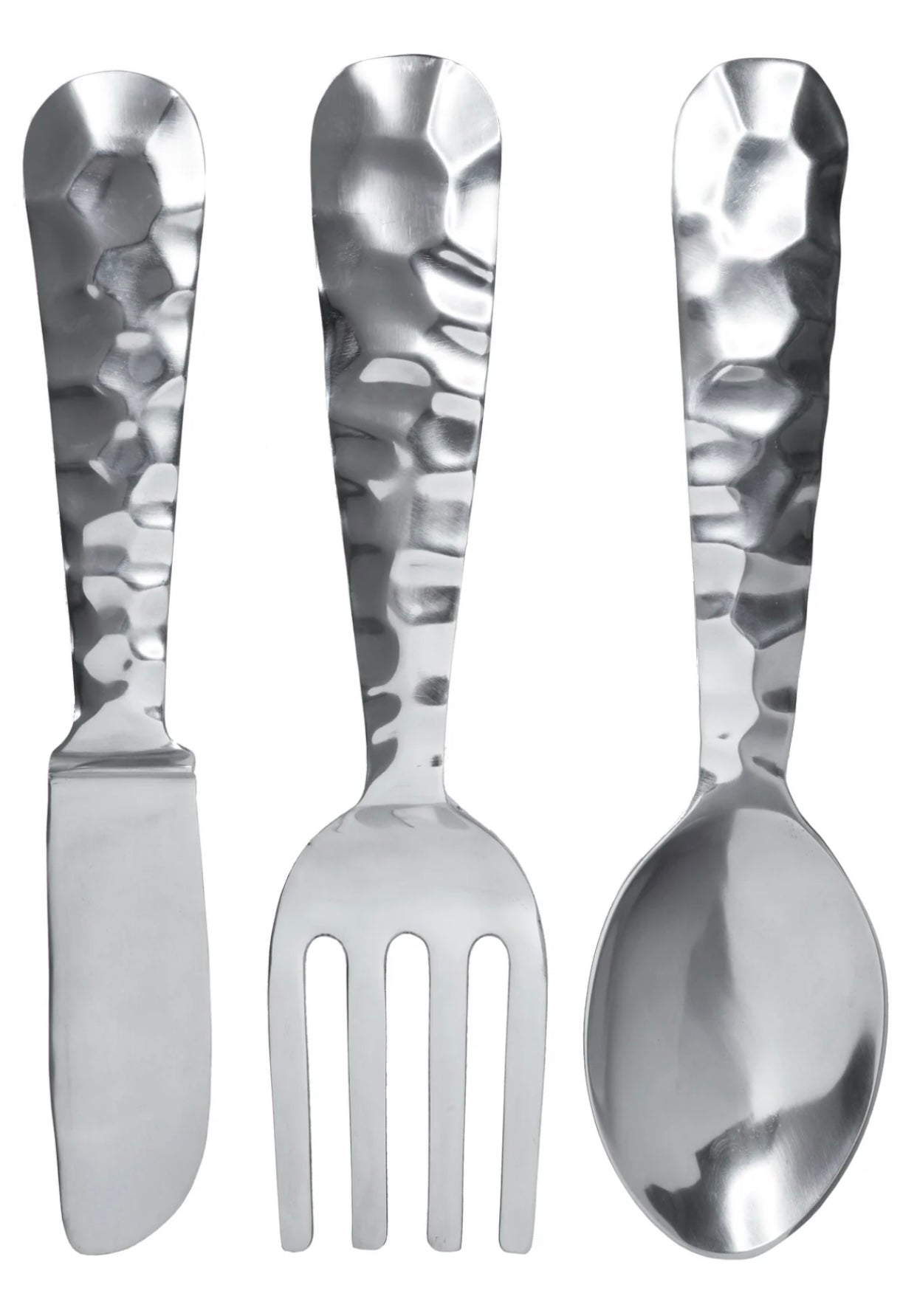 3pc Aluminum Utensil Wall Decor Set 23" SH-6574