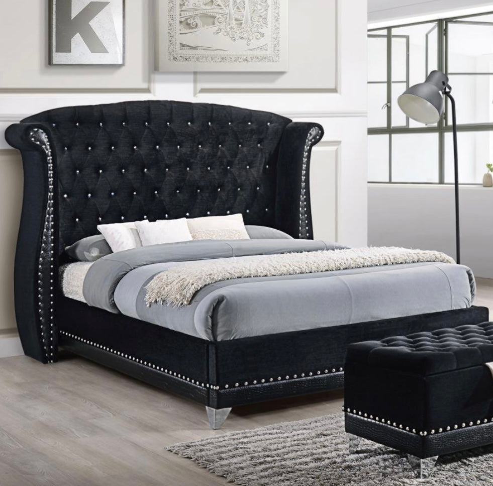 Barzini Upholstered King Bed 300643KE