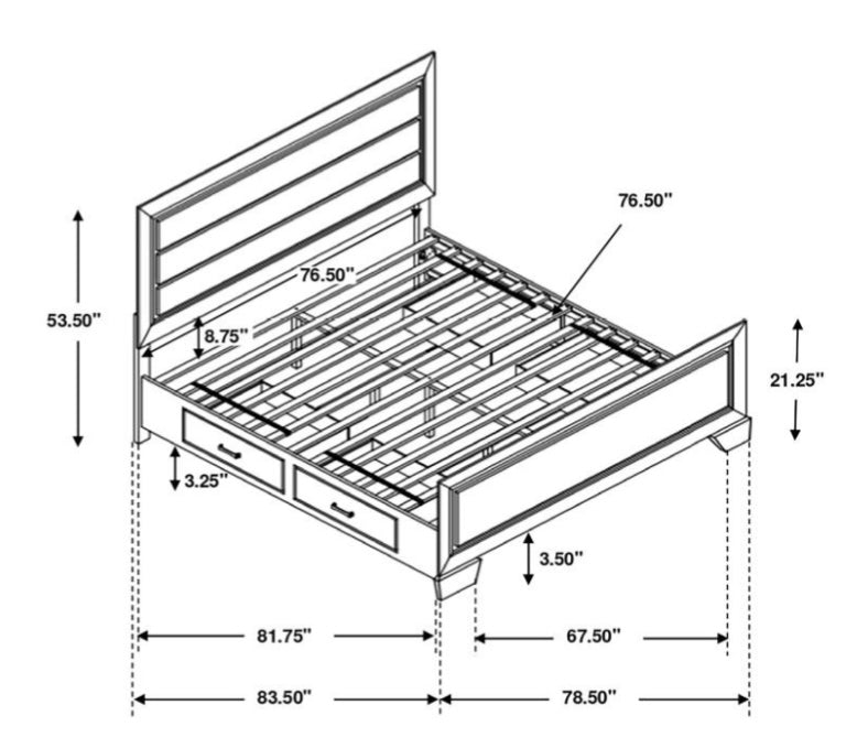 Kauffman King Bed 204390KE