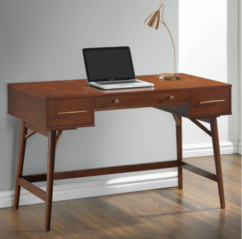 Mugga 3-drawer Writing Desk Walnut 800744