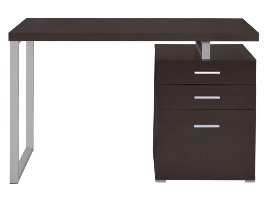 Brennan 3-drawer Office Desk Cappuccino 800519