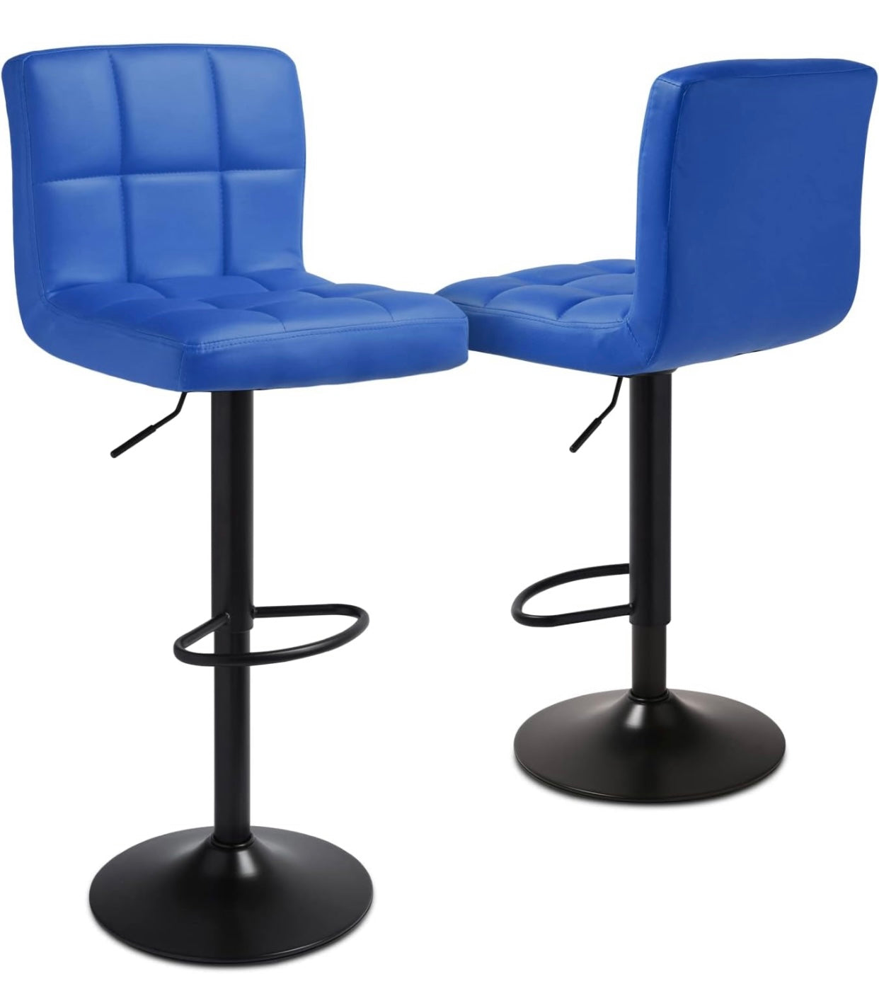 2 Blue Bar Stools