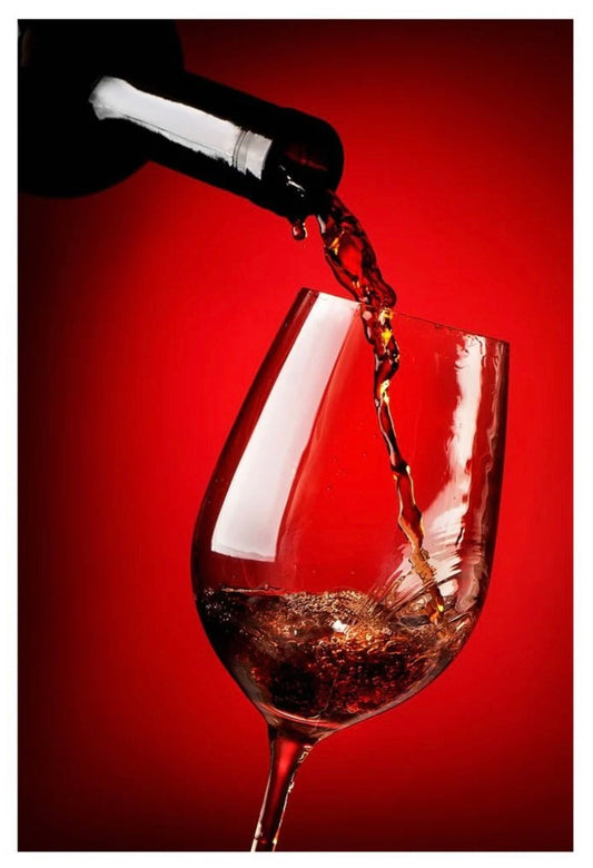 Pouring Wine Glass Wall Art SHS1027-2