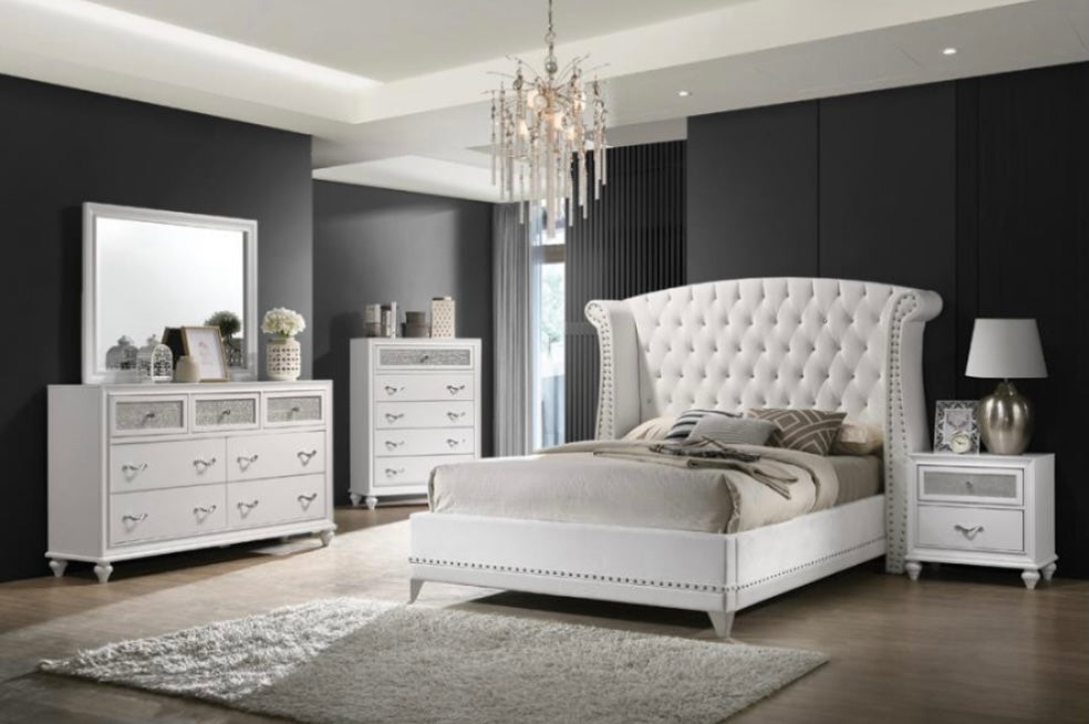 Barzini Wingback King Bed 300843KE
