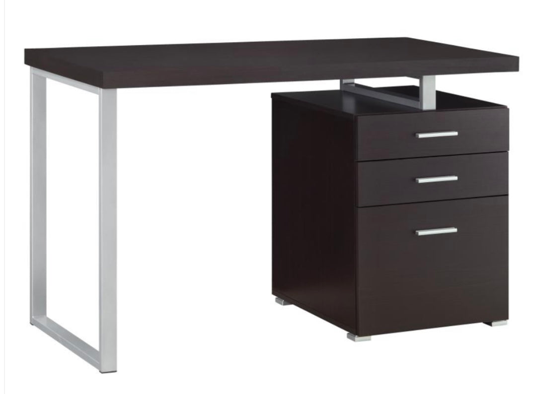 Brennan 3-drawer Office Desk Cappuccino 800519