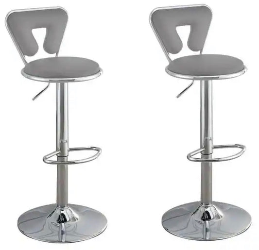 2 Gray Bar Stools