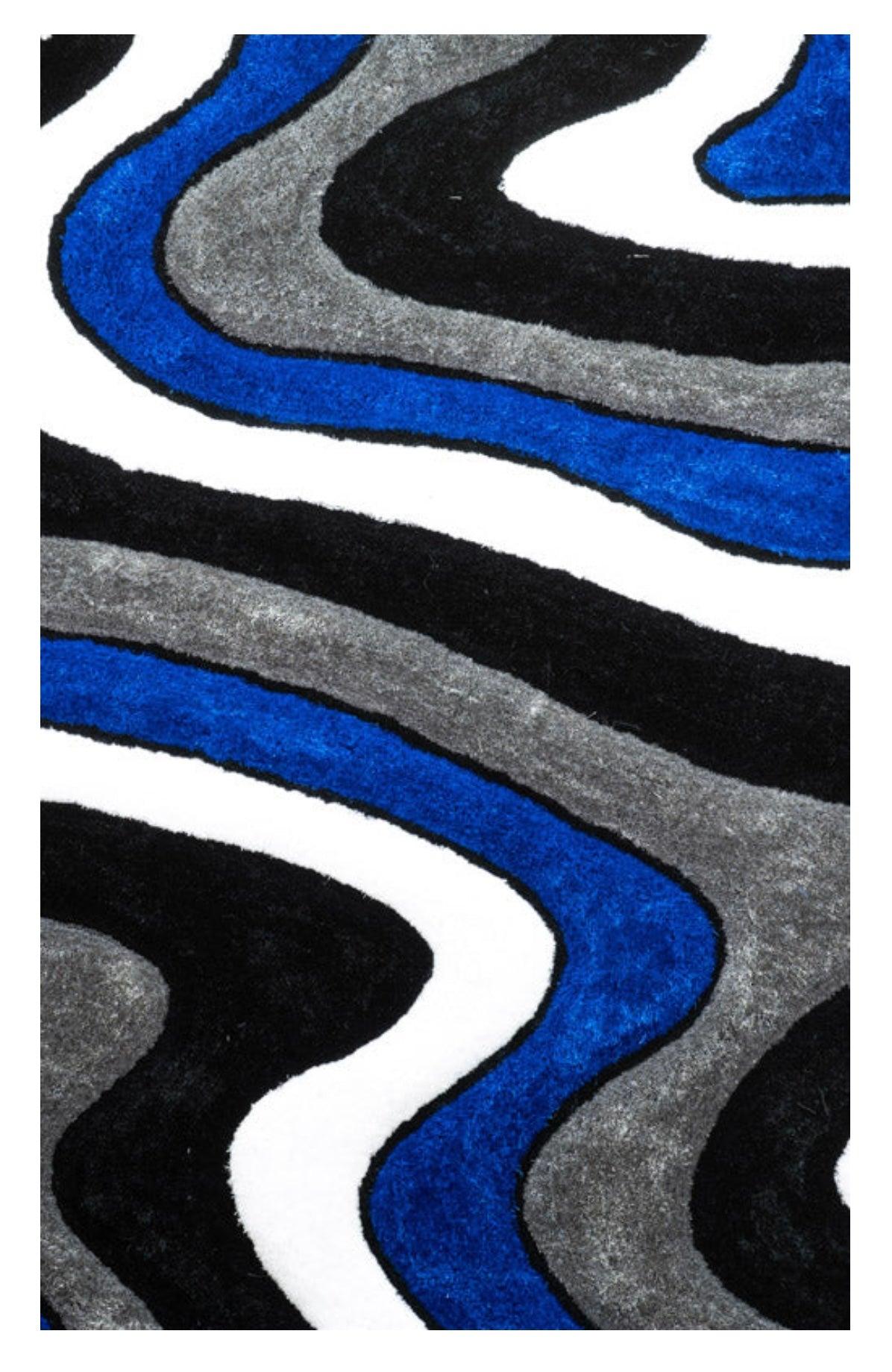 Blue Winding Area Rug SH20614BLUE