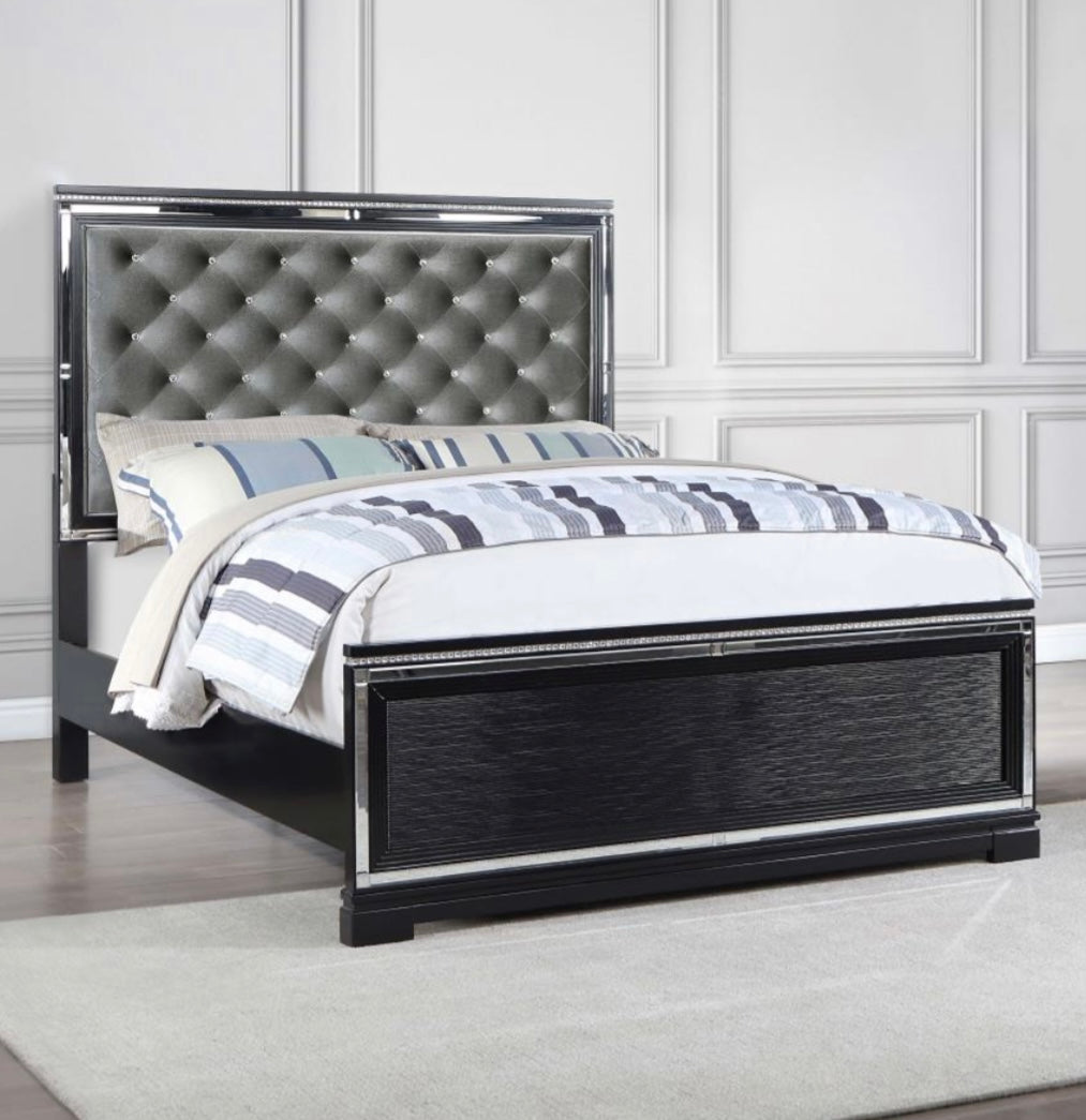 Eleanor Upholstered Tufted King Bed 223361KE