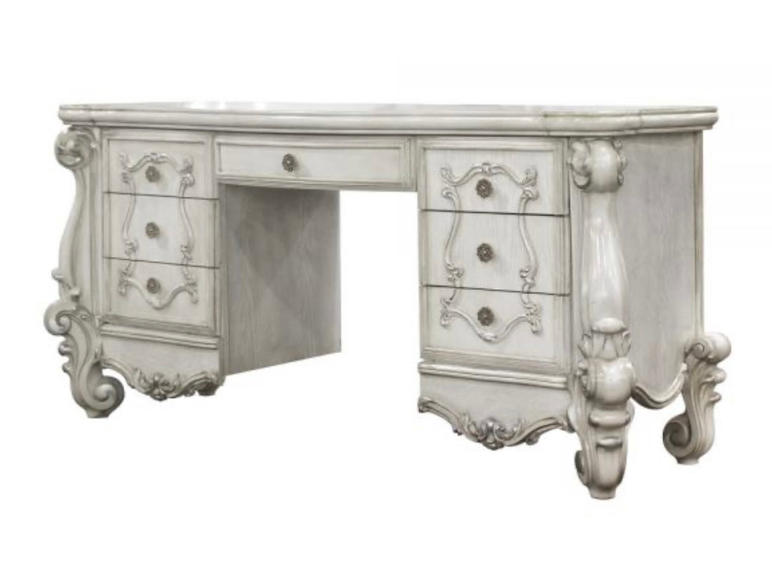 3 PCS Versailles Vanity Desk, Mirror and Stool 21137