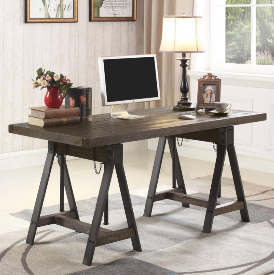 Delmar Adjustable Writing Desk Burnished Cognac 881171
