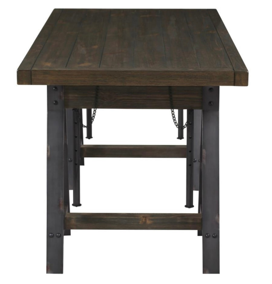 Delmar Adjustable Writing Desk Burnished Cognac 881171