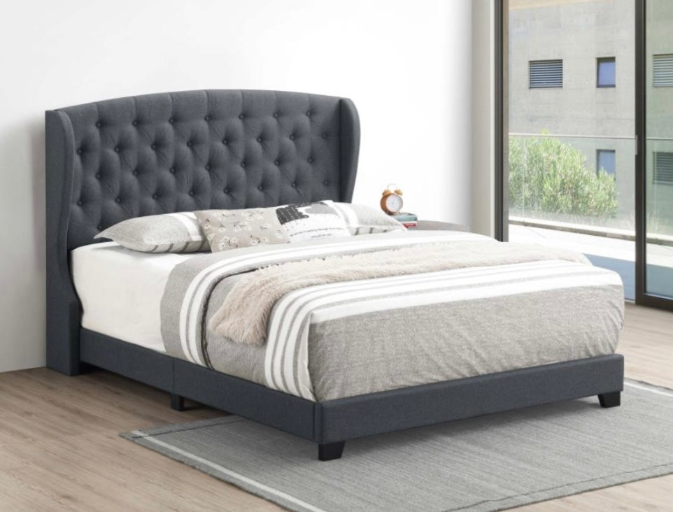 Krome Upholstered King Bed 305972KE