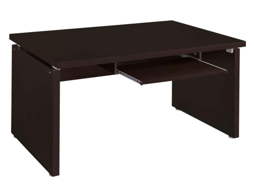 Skylar Home Office Set L-Shape Desk with File Cabinet Cappuccino 800891-S4