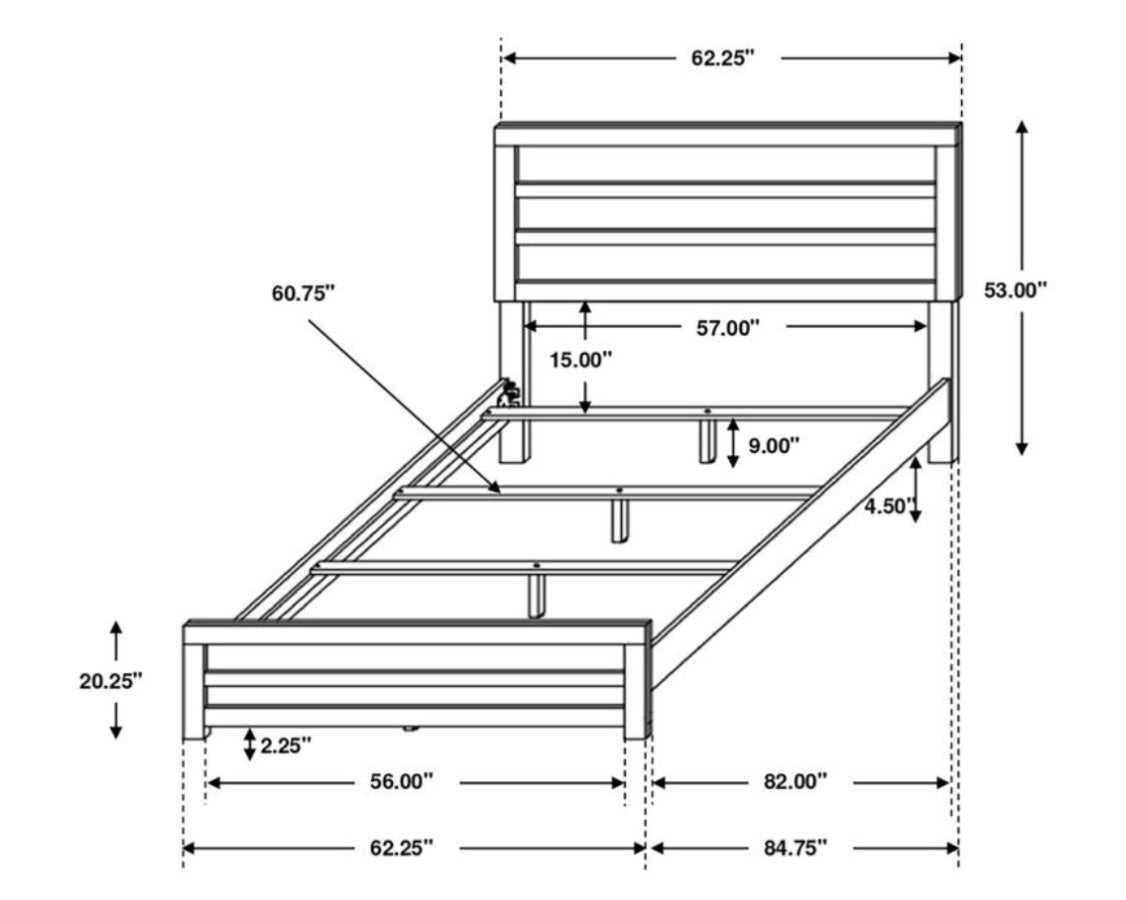 Dewcrest Queen Bed 223451Q