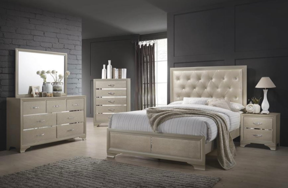 Beaumont Upholstered King Bed 205291KE
