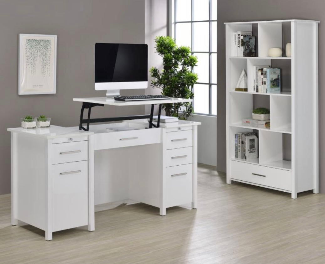 Dylan 4-drawer Lift Top Office Desk 801573