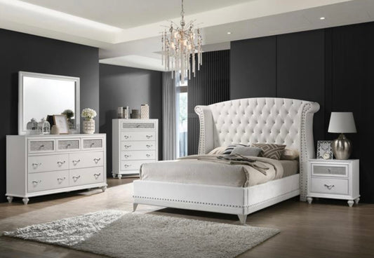 4 PCS Barzini King Bedroom Set 300843KW-S4