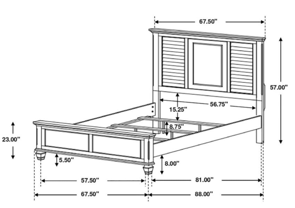 Franco Queen Bed 200971Q