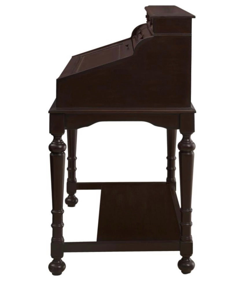 Milo 10-drawer Secretary Desk Warm Brown 800772