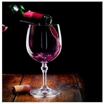 Wine Served Glass Wall Art SHS1323-2