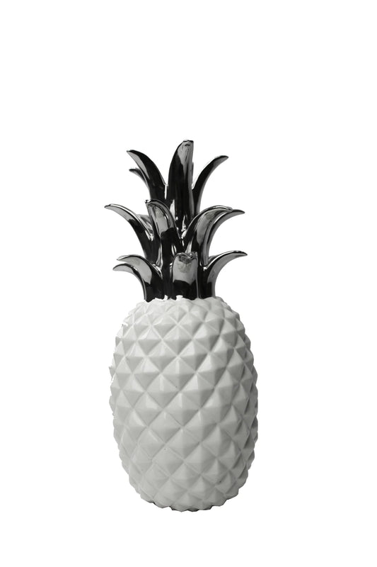 White Pineapple Sculpture SHWS18164