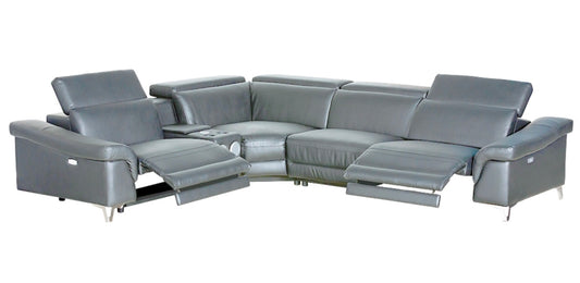 Spartacus Sectional Recliner Gray