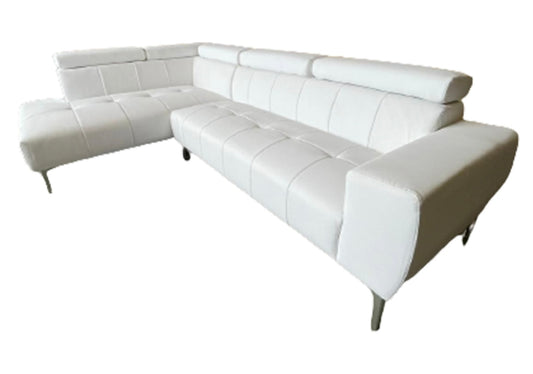 Turin Sectional White LEFT